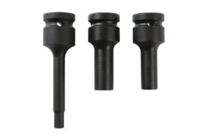 LASER Zestaw nasadek 10-kątnych do felg 8/10 mm bit 7 mm LSR 6345