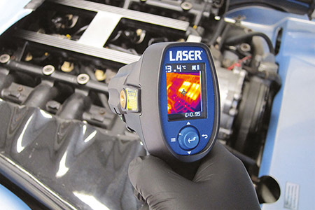LASER Kamera termowizyjna z detektorem UV do wykrywania nieszczelności LSR 6515
