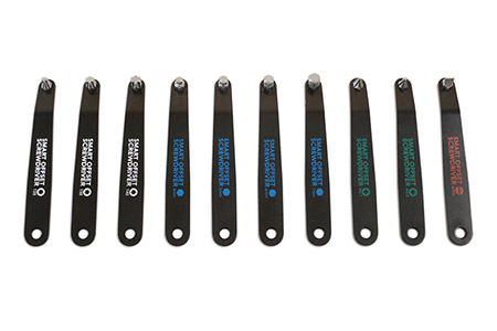 LASER Zestaw kluczy z bitami o niskim profilu SL 6 mm Pz1 Pz2 HEX 4 5 6 7 mm T20 T30 T40 10 sztuk LSR 6709