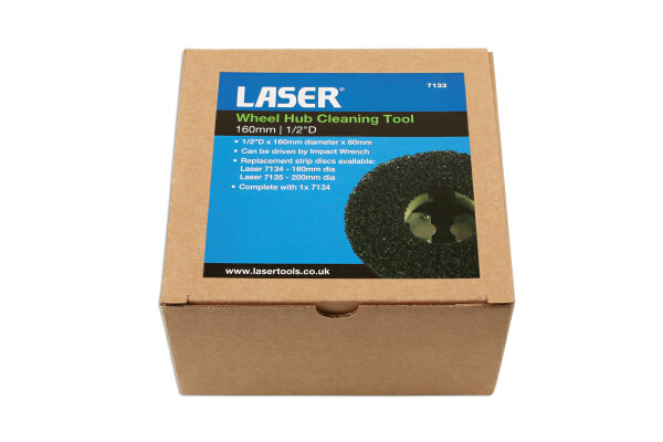 LASER Ściernica do czyszczenia piast 1/2" 160 mm LSR 7133