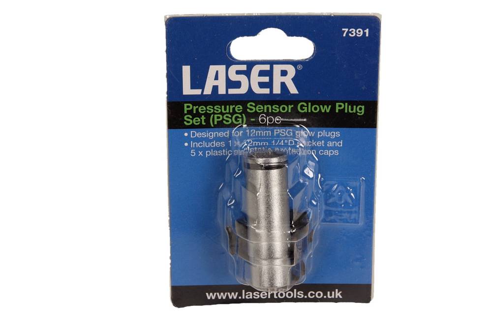 LASER Nasadka do świec żarowych z sensorem ciśnienia (PSG) Audi VW Skoda Opel 6 elementów LSR 7391