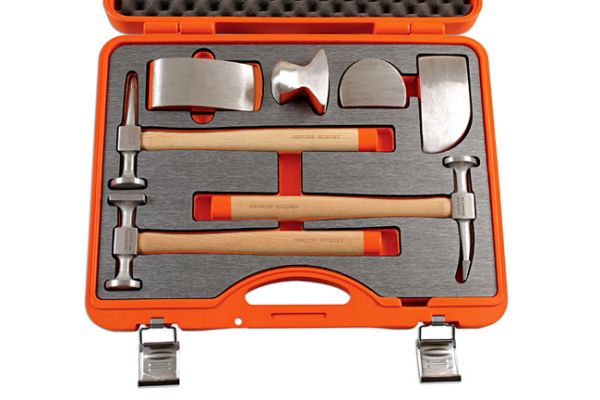 LASER Zestaw blacharski aluminium 7 elementów LSR 92430