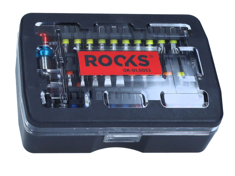 ROOKS Zestaw bitów 1/4" 53 elementy EXPERT OK-01.0053