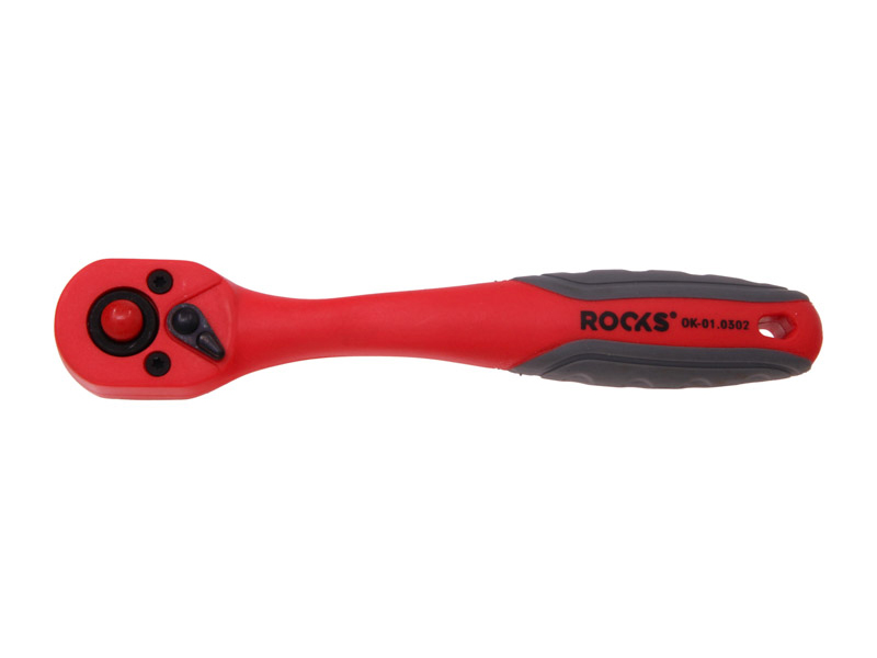 ROOKS Grzechotka wygięta ultralekka 1/4" 72 t OK-01.0302