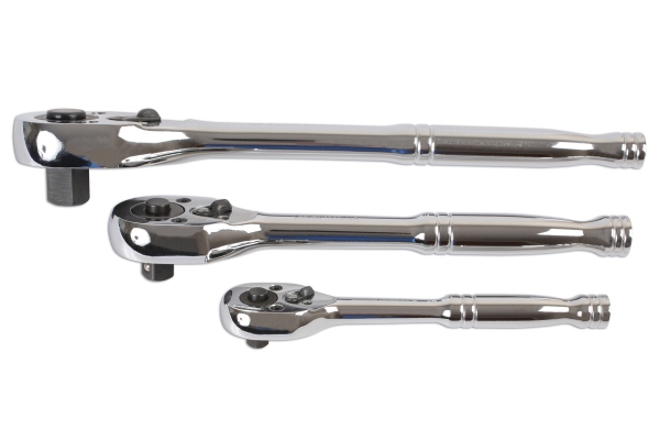 ROOKS Zestaw grzechotek STRONG 3 elementy 1/4" 3/8" 1/2" OK-01.0307