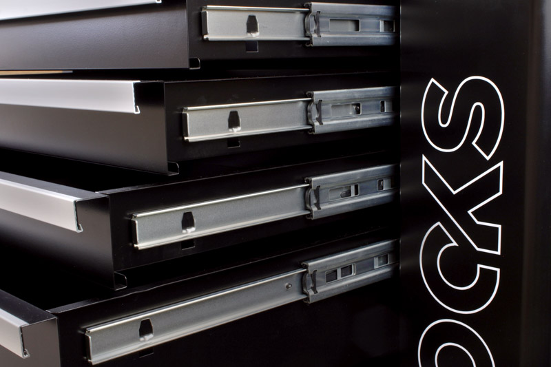 ROOKS Szafka narzędziowa GARAGE BLACK z narzędziami 387 elementów OK-01.3007