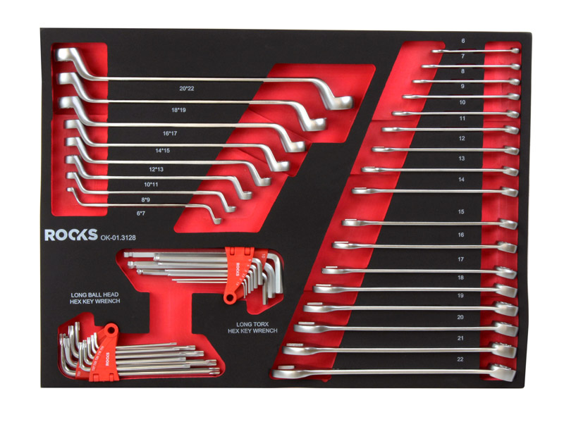 ROOKS Szafka narzędziowa GARAGE BLACK z narzędziami 387 elementów OK-01.3007