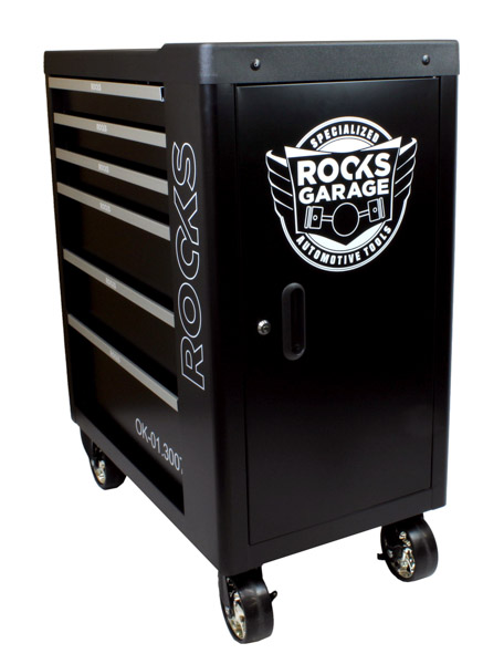 ROOKS Szafka narzędziowa GARAGE BLACK z narzędziami 387 elementów OK-01.3007