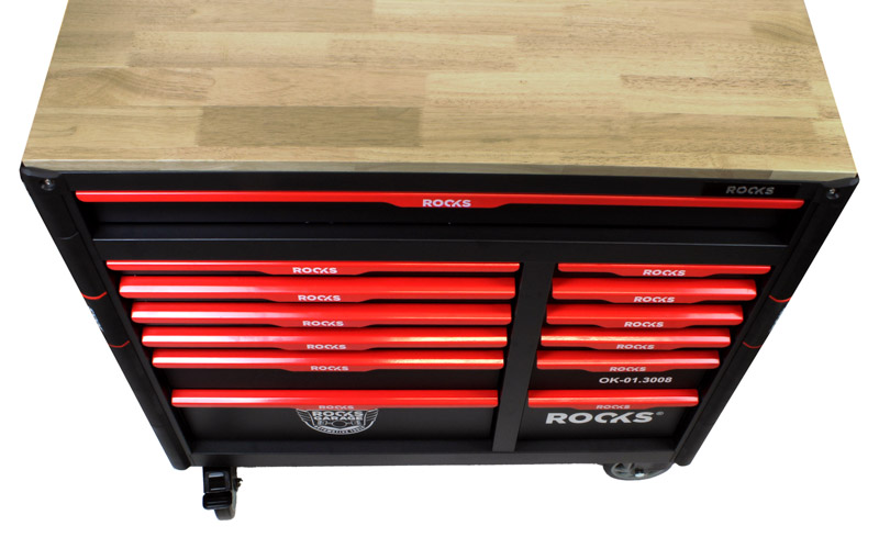 ROOKS Szafka narzędziowa STRONG GARAGE XXL z narzędziami 485 elementów OK-01.3008