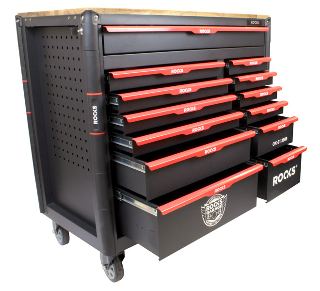 ROOKS Szafka narzędziowa STRONG GARAGE XXL z narzędziami 485 elementów OK-01.3008