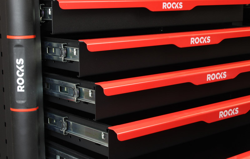 ROOKS Szafka narzędziowa STRONG GARAGE XXL z narzędziami 485 elementów OK-01.3008