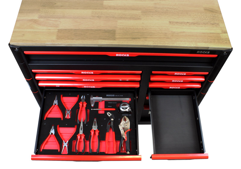 ROOKS Szafka narzędziowa STRONG GARAGE XXL z narzędziami 485 elementów OK-01.3008