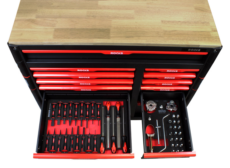 ROOKS Szafka narzędziowa STRONG GARAGE XXL z narzędziami 485 elementów OK-01.3008