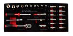 ROOKS Zestaw narzędziowy 1/4" 28 elementów OK-01.3100