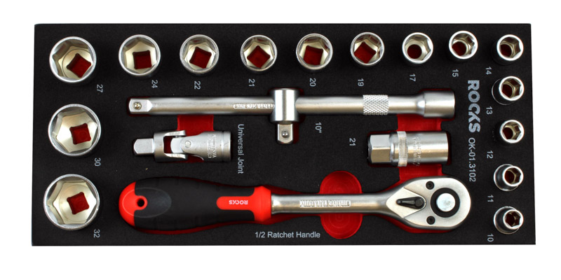 ROOKS Zestaw narzędziowy 1/2" 20 elementów OK-01.3102