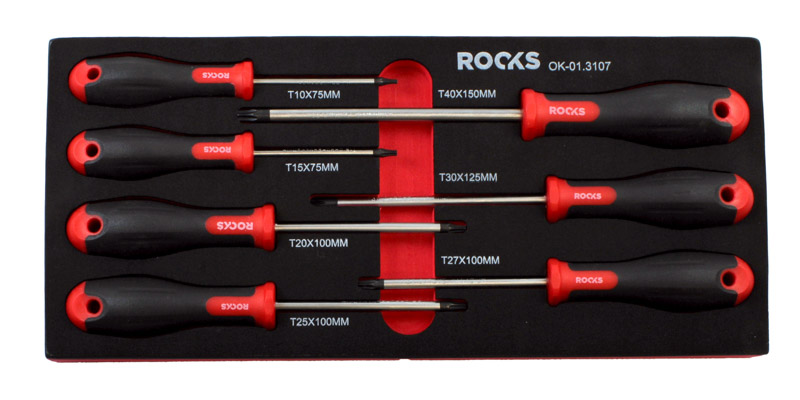 ROOKS Zestaw wkrętaków TORX 7 elementów OK-01.3107