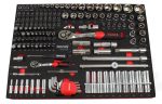 ROOKS Modułowy zestaw narzędziowy STRONG GARAGE 1/2" 1/4" 155 elementów OK-01.3136