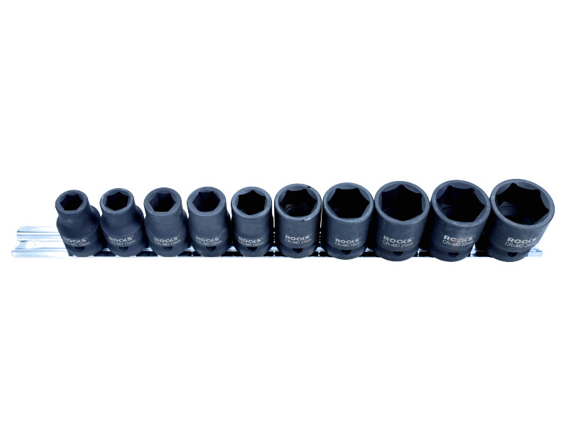ROOKS Zestaw nasadek udarowych 6-kątne 1/2" 10 elementów OK-01.5002