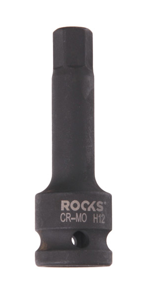 ROOKS Klucz trzpieniowy udarowy 1/2" 75 mm HEX 12 OK-01.5036