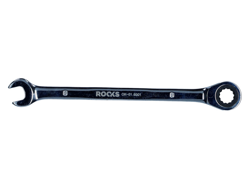 ROOKS Klucz płasko-oczkowy z grzechotką 8 mm OK-01.6001