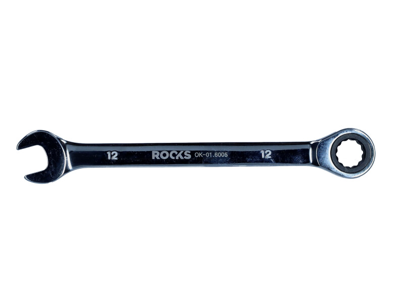 ROOKS Klucz płasko-oczkowy z grzechotką 12 mm OK-01.6005