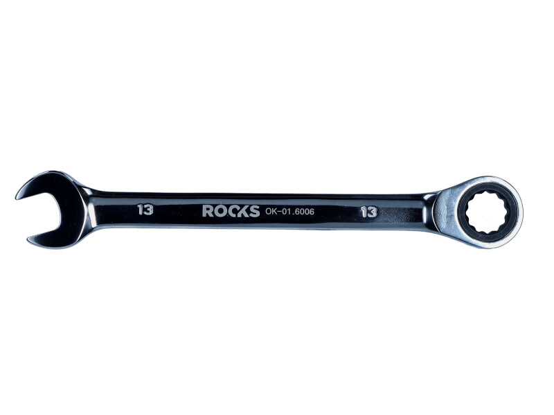 ROOKS Klucz płasko-oczkowy z grzechotką 13 mm OK-01.6006