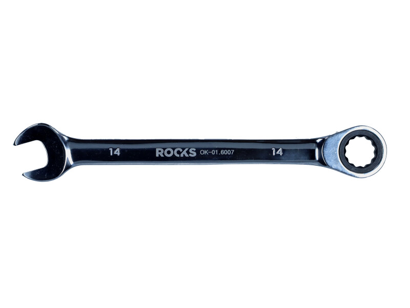 ROOKS Klucz płasko-oczkowy z grzechotką 14 mm OK-01.6007