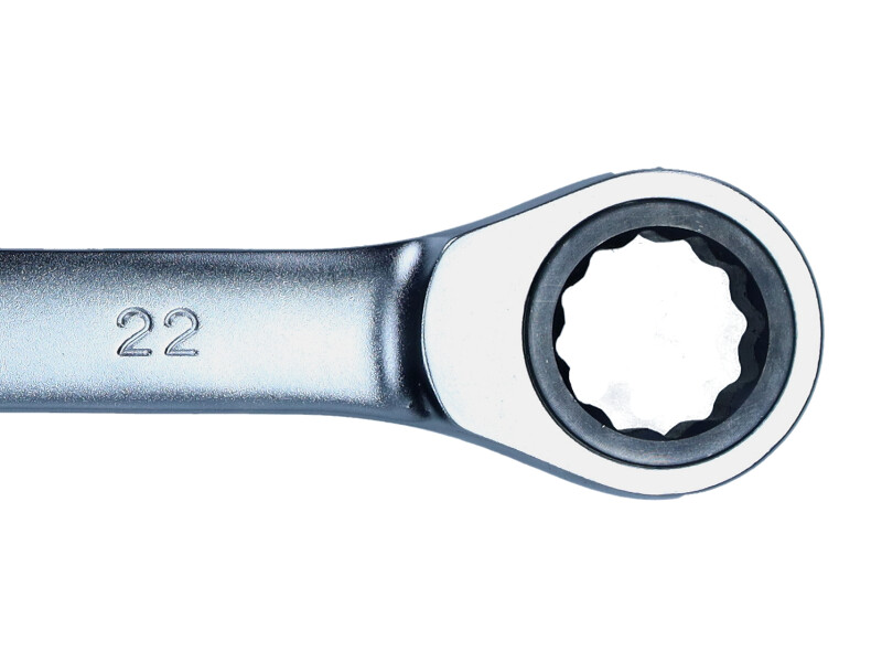 ROOKS Klucz płasko-oczkowy z grzechotką 22 mm OK-01.6015