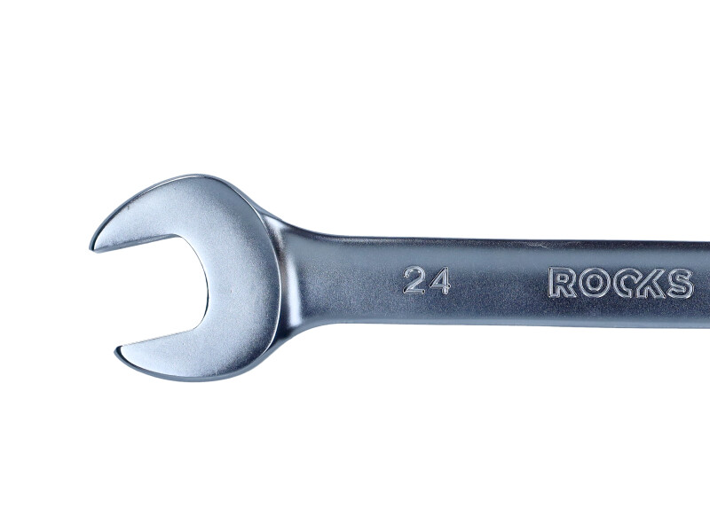 ROOKS Klucz płasko-oczkowy z grzechotką 24 mm OK-01.6016