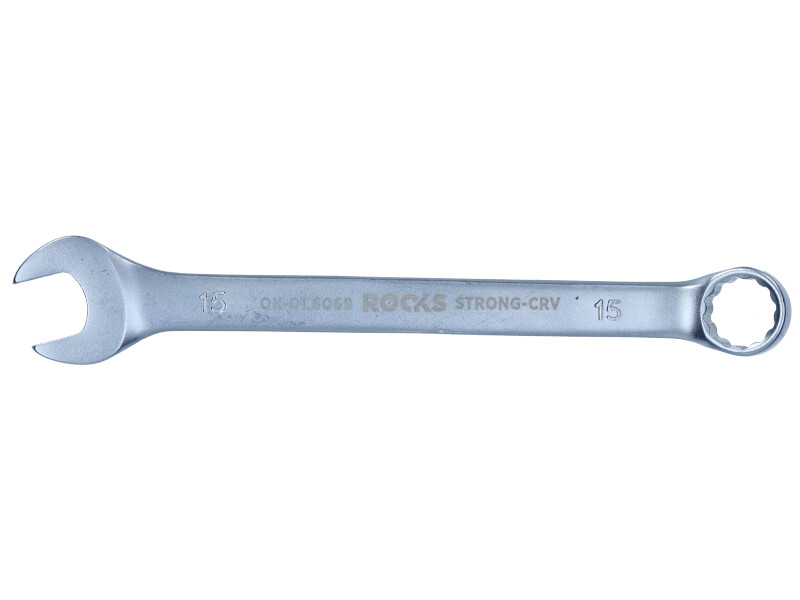 ROOKS Klucz płasko-oczkowy 15 mm OK-01.6069
