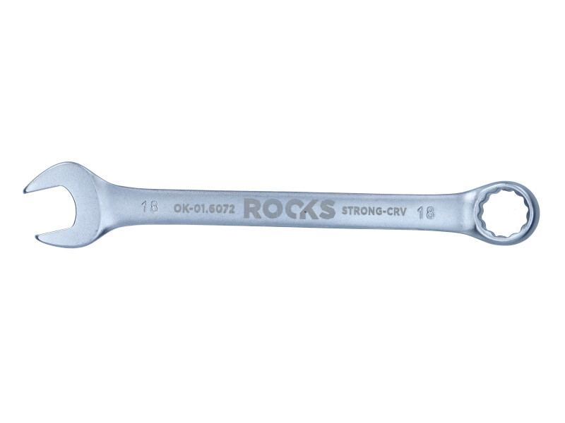 ROOKS Klucz płasko-oczkowy 18 mm OK-01.6072