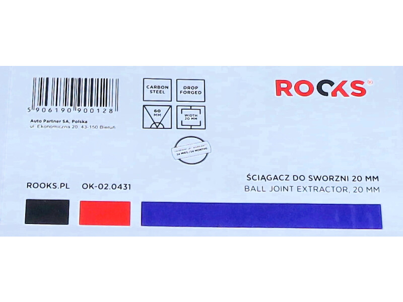 ROOKS Ściągacz do sworzni 20 mm OK-02.0431