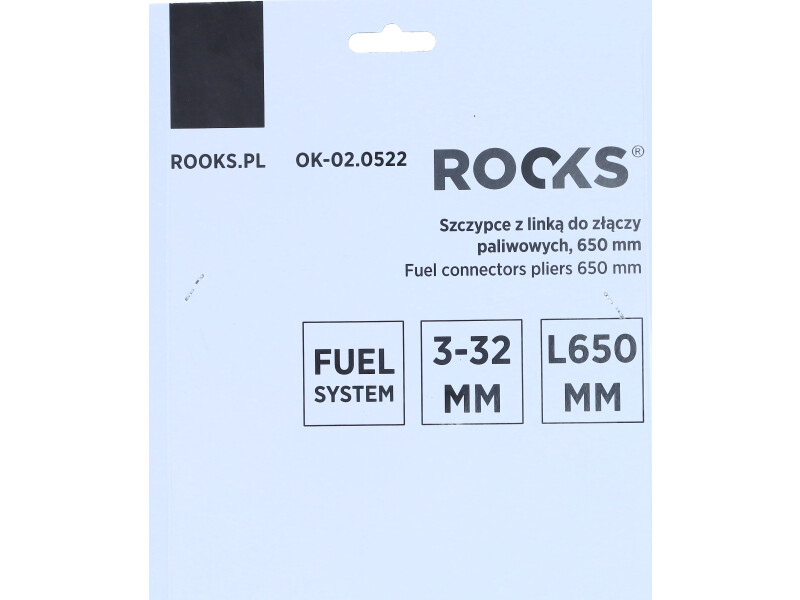 ROOKS Szczypce z linką do złączy paliwowych 650 mm OK-02.0522