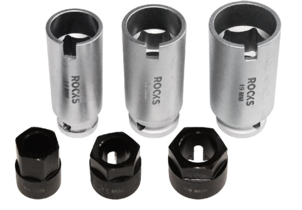 ROOKS Klucze do czujników filtra DPF STRONG 14 mm 17 mm 19 mm 6 elementów OK-02.0603