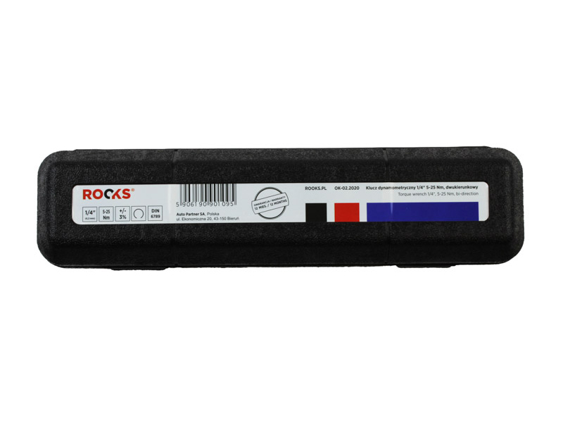 ROOKS Klucz dynamometryczny STANDARD 1/4" 5-25 Nm OK-02.2020