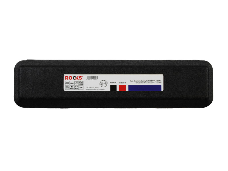 ROOKS Klucz dynamometryczny GARAGE dwukierunkowy 1/4" 5-25 Nm OK-02.2040