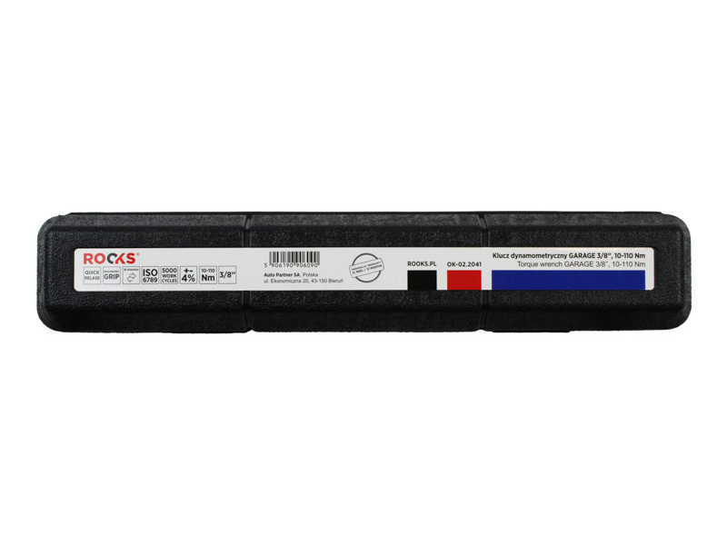ROOKS Klucz dynamometryczny GARAGE dwukierunkowy 3/8" 10-110 Nm OK-02.2041