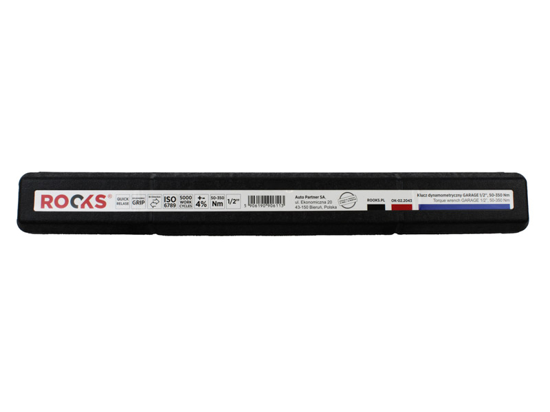 ROOKS Klucz dynamometryczny GARAGE dwukierunkowy 1/2" 50-350 Nm OK-02.2043