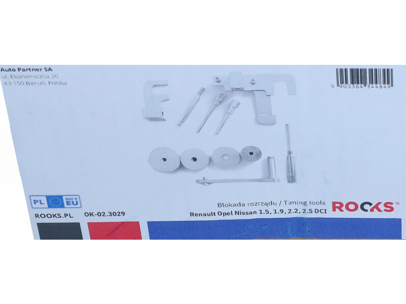 ROOKS Blokada rozrządu Renault Nissan Opel 1.5 1.9 2.2 2.5 dCi CDTI OK-02.3029