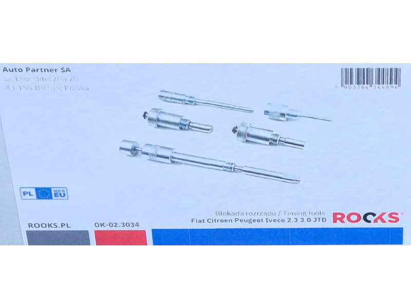 ROOKS Blokada rozrządu Fiat Iveco Citroën Peugeot 2.3 JTD 3.0 JTD HDI OK-02.3034