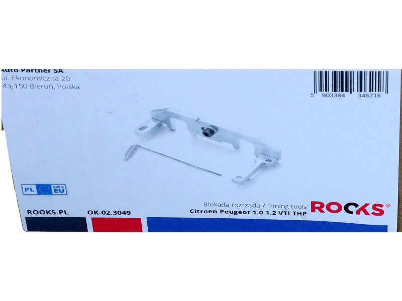 ROOKS Blokada rozrządu Citroen Peugeot 1.0 1.2 VTI THP OK-02.3049