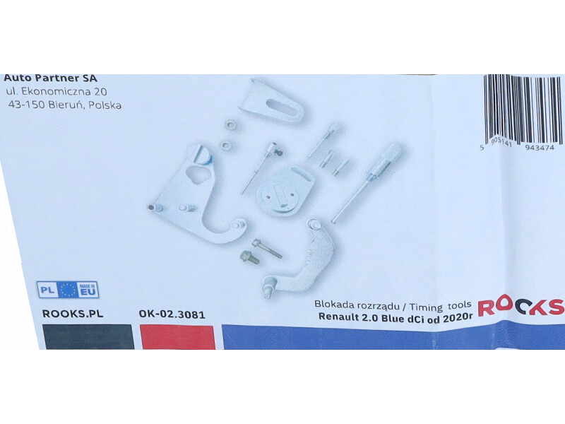 ROOKS Blokada rozrządu Renault 2.0 Blue Dci od 2020r. OK-02.3081