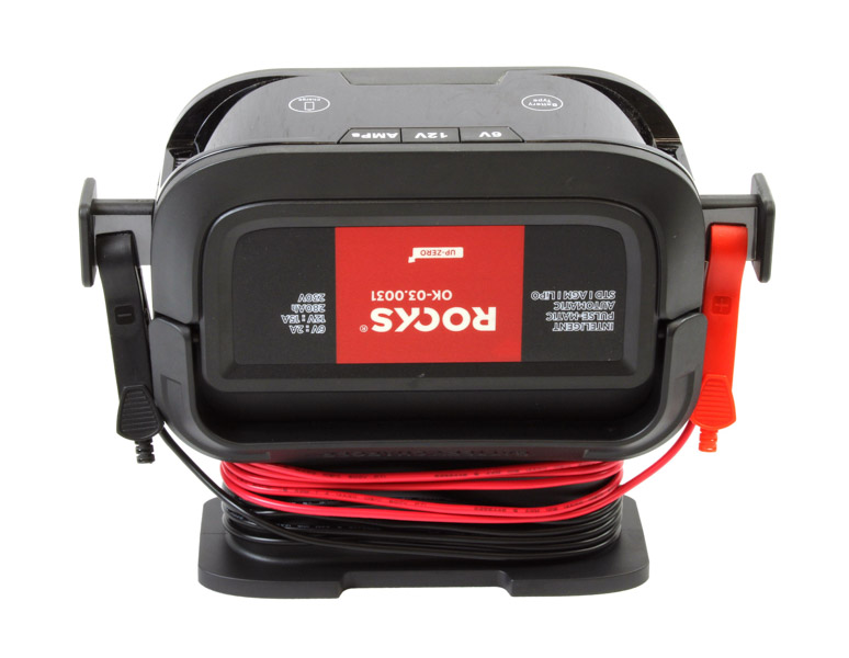 ROOKS Prostownik elektroniczny UP-ZERO 6/12 V 15 A LCD OK-03.0031