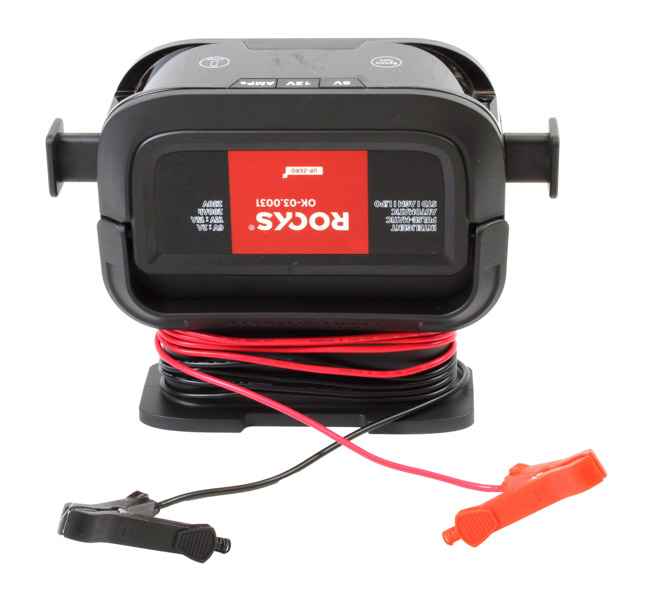 ROOKS Prostownik elektroniczny UP-ZERO 6/12 V 15 A LCD OK-03.0031