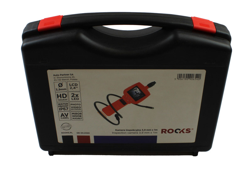 ROOKS Kamera inspekcyjna 3,9 mm x 1000 mm OK-03.0100