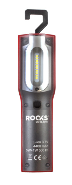 ROOKS Lampa warsztatowa 5 + 1 W 500 lm OK-03.3003