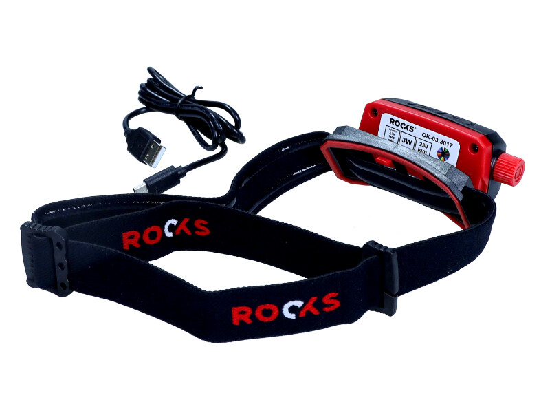 ROOKS Lampa czołówka COLOR PRO z sensorem 300 lm OK-03.3017