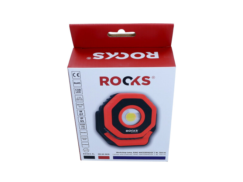 ROOKS Lampa warsztatowa RING WATERPROOF 7 W 700 lm OK-03.3019