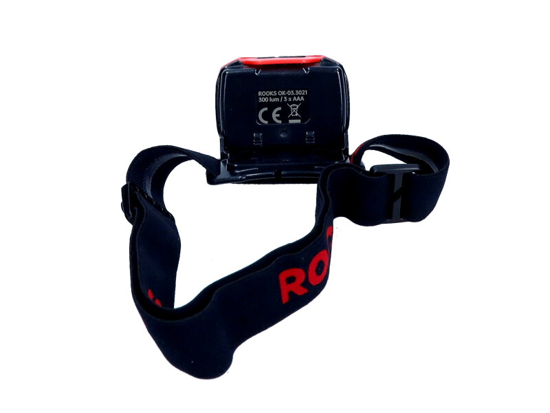 ROOKS Lampa czołówka 300 lm ECO 3xAAA ok-03.3021
