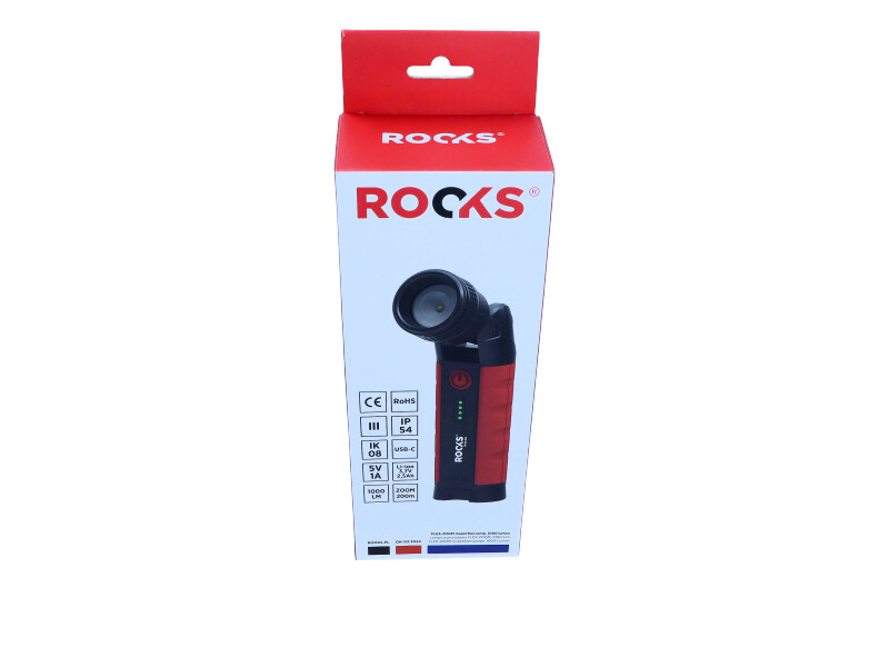 ROOKS Lampa warsztatowa ZOOM kątowa 900 lum OK-03.3024